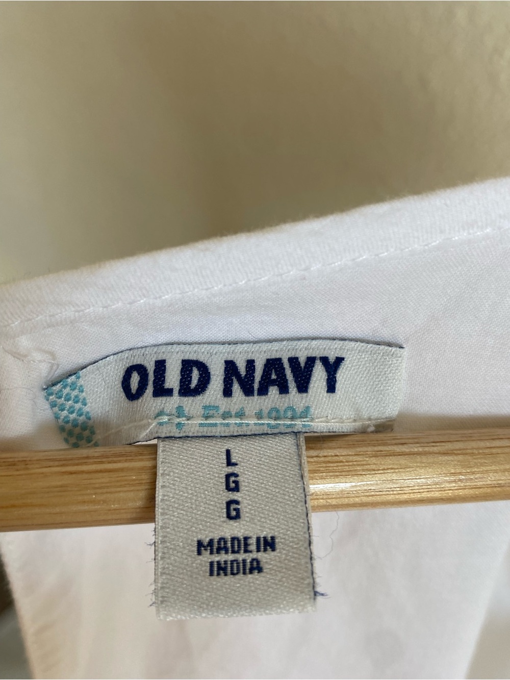 Old Navy 100% Cotton White Eyelet Embroidered Intimate Wear L - Picture 10 of 10